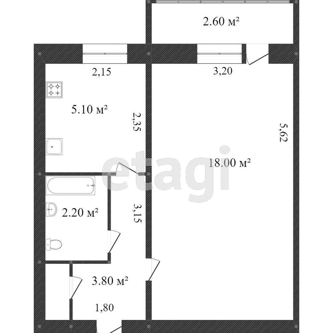 Продажа 1-комнатной квартиры, Комсомольск-на-Амуре, Аллея Труда,  58 к 2