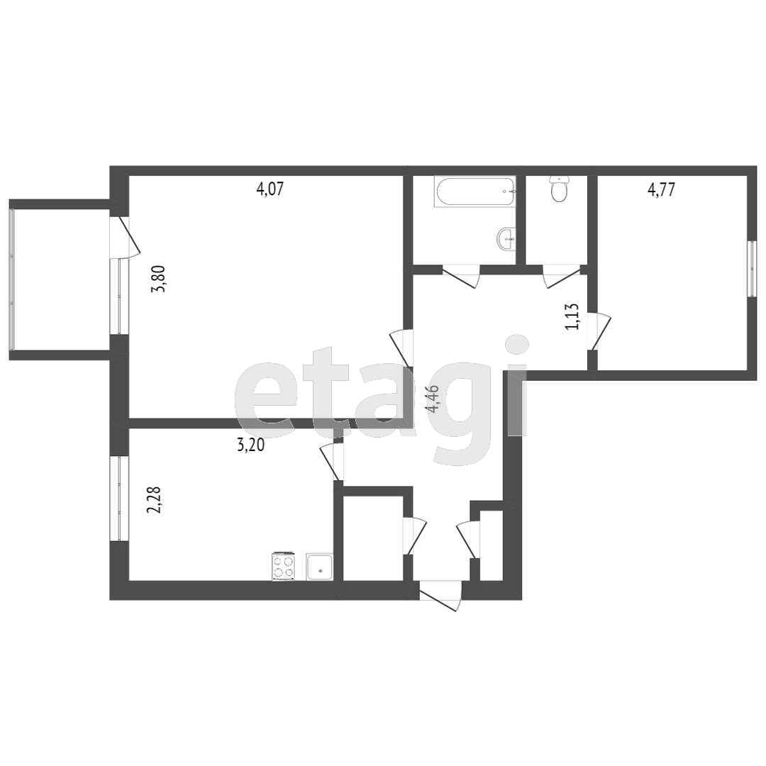 Продажа 2-комнатной квартиры, Улан-Удэ, Республика Бурятия,  Улан-Удэ