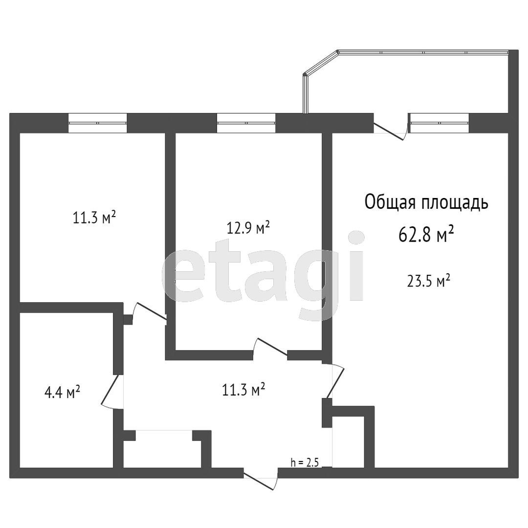 Продажа 2-комнатной квартиры, Улан-Удэ, Республика Бурятия,  Улан-Удэ