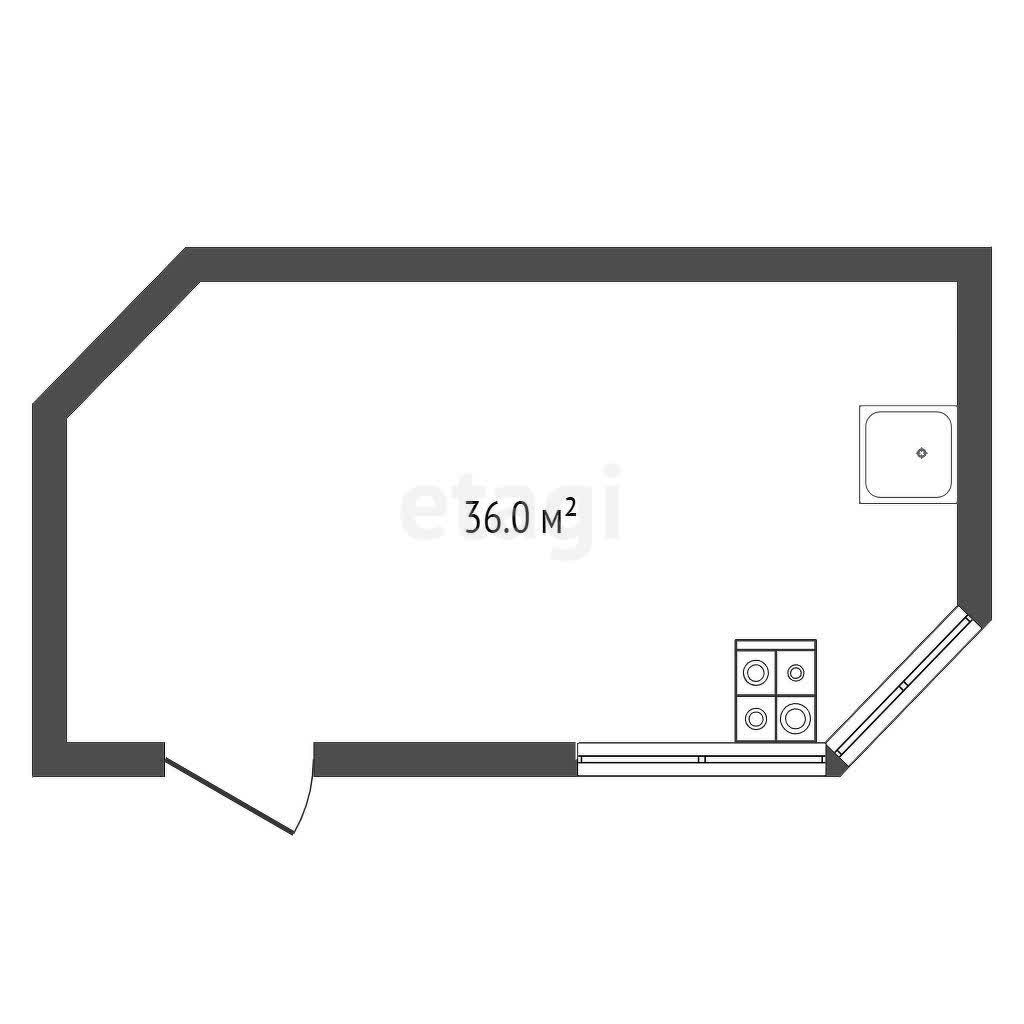 Продажа коммерческой недвижимости, 36м <sup>2</sup>, Комсомольск-на-Амуре, Кирова