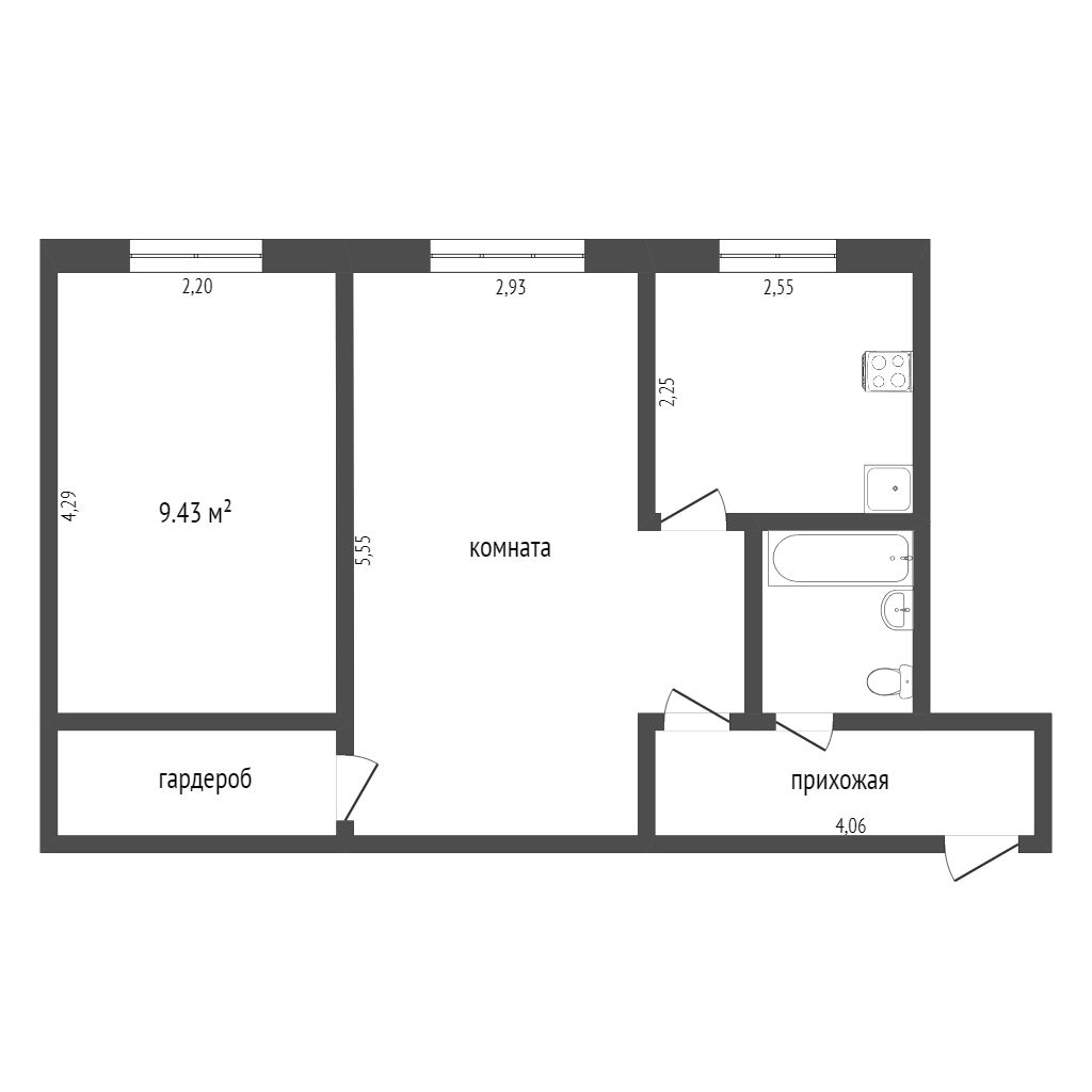 Продажа 2-комнатной квартиры, Улан-Удэ, Республика Бурятия,  Улан-Удэ