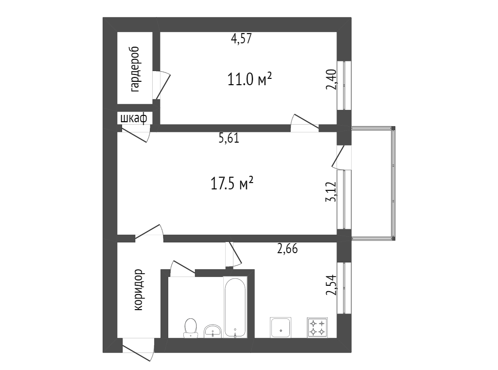 Продажа 2-комнатной квартиры, Улан-Удэ, Республика Бурятия,  Улан-Удэ