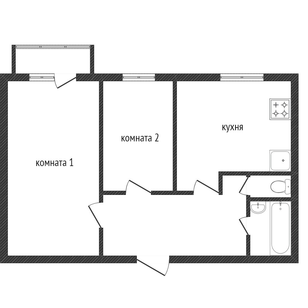 Продажа 2-комнатной квартиры, Улан-Удэ, Республика Бурятия,  Улан-Удэ