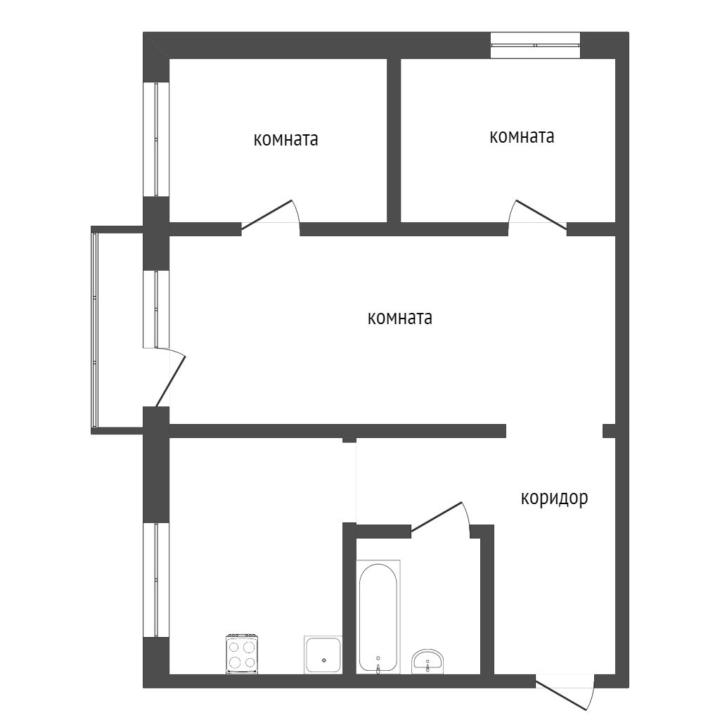 Продажа 3-комнатной квартиры, Улан-Удэ, Республика Бурятия,  Улан-Удэ