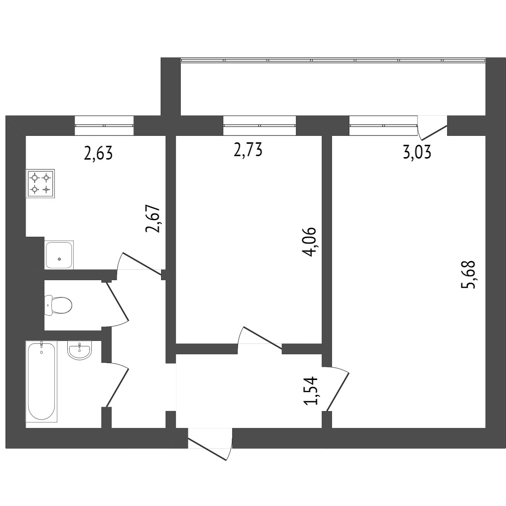 Продажа 2-комнатной квартиры, Улан-Удэ, Республика Бурятия,  Улан-Удэ