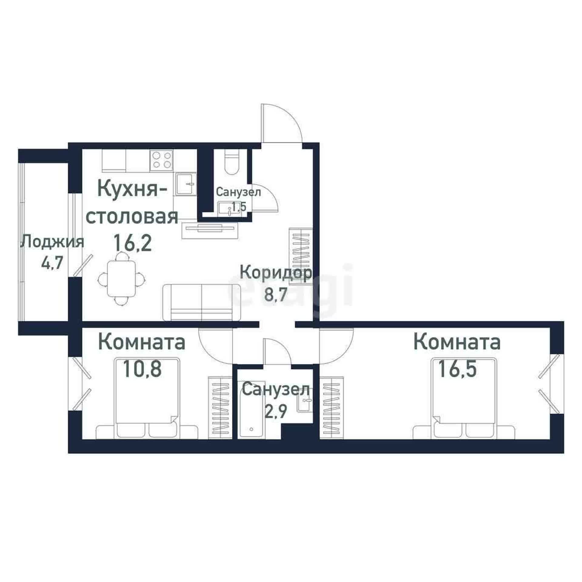 Купить двухкомнатную квартиру в жилой комплекс Парковый Премиум в Челябинске:  продажа 2 комнатных квартир, планировки и цены - жилом комплексе Парковый  Премиум