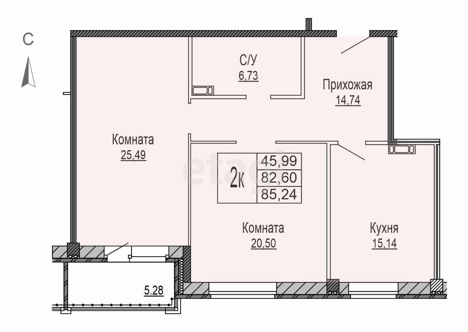 Купить двухкомнатную квартиру в Ривьера Парк в Ярославле: продажа 2  комнатных квартир, планировки и цены - Ривьера Парк