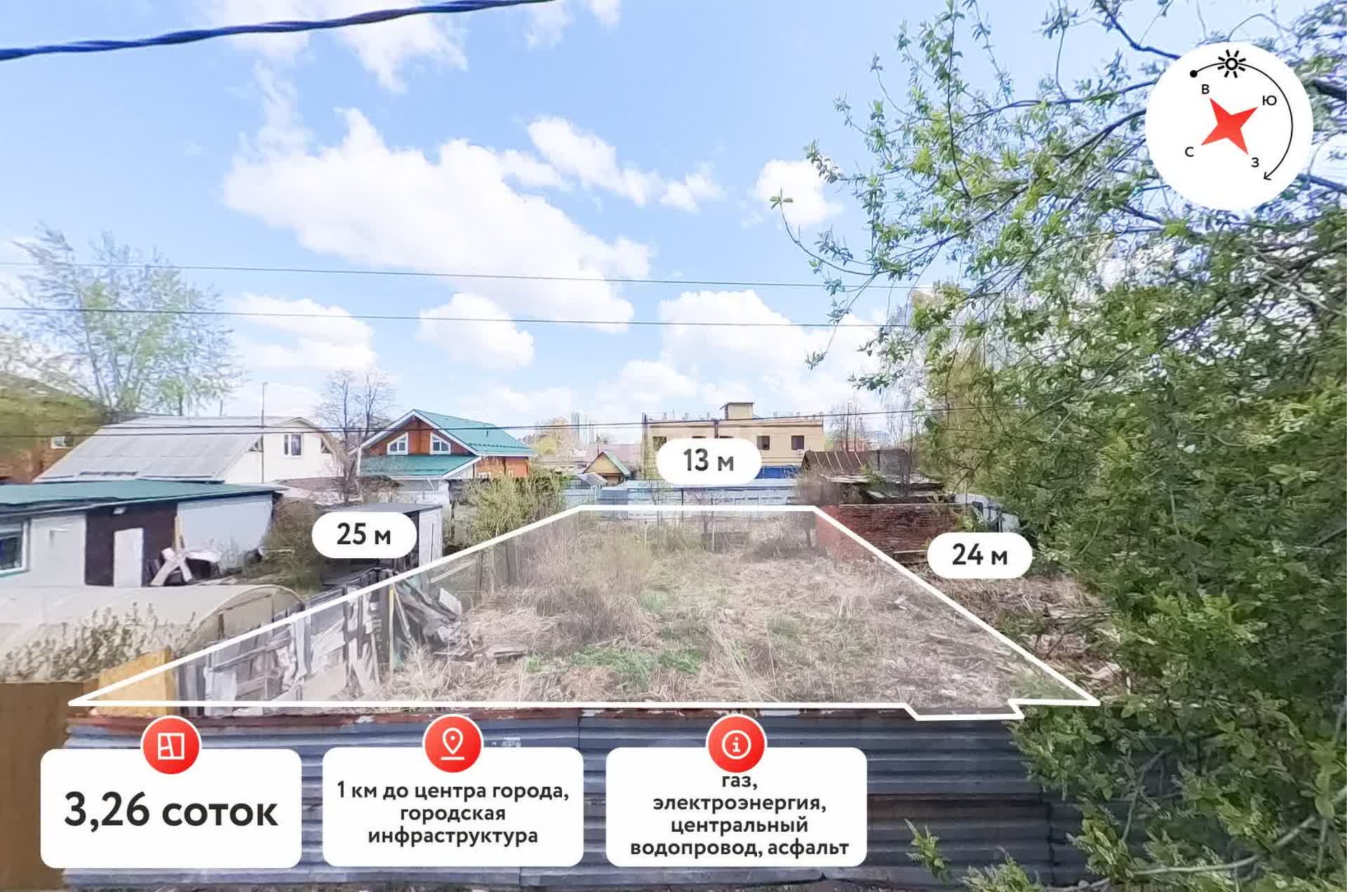 Покупка земельного участка, Дом Обороны, 3.3 сот., 10975438, Тюмень -  покупка