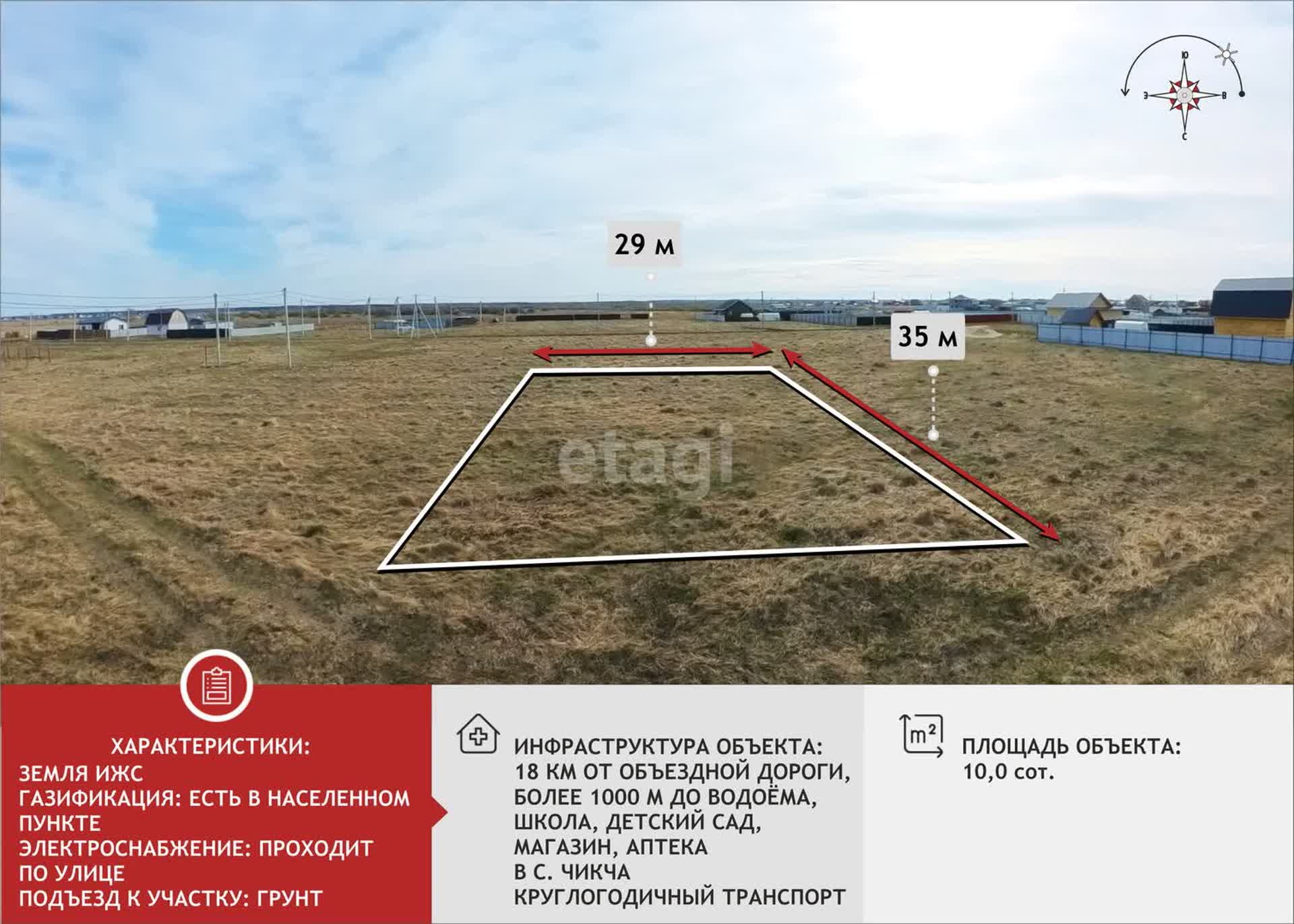 Купить земельный участок в районе Есаулова в Тюмени, продажа земли недорого