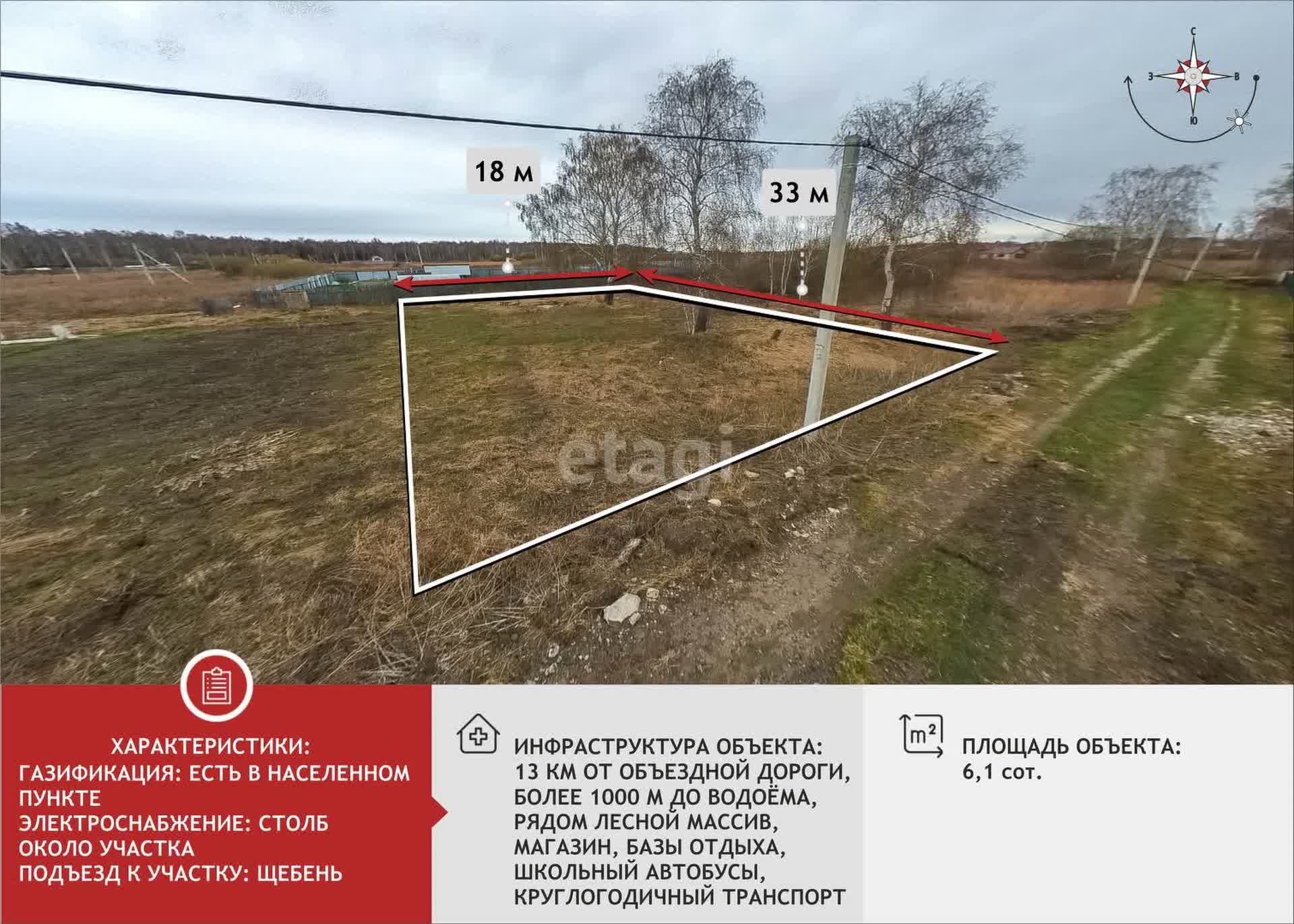 Покупка земельного участка, Виктория-1 с/о (Салаирский тракт), 6.1 сот.,  10913950, Тюмень - покупка