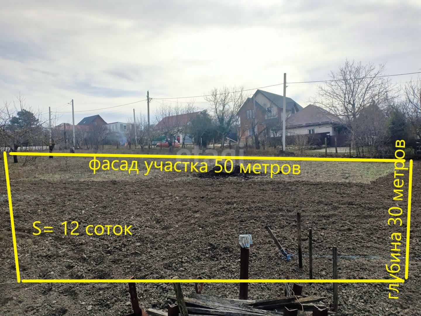 Покупка земельного участка, село Варваровка, 12 сот., 10681388, Анапа -  покупка