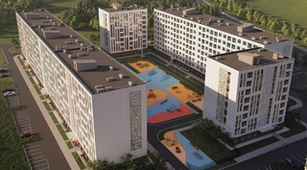 Продажа 1-комнатной квартиры 45,1 м², 12/14 этаж