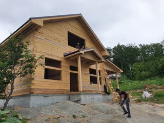 Большой дом с баней в Южно-Сахалинске: особенности разработки проекта