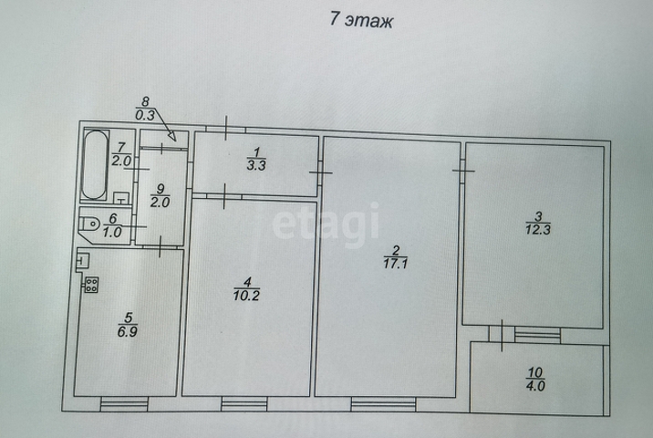 Продажа 3-комнатной квартиры, Саратов, Саратовская область,  Саратов