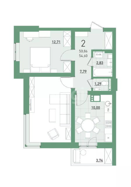 Продажа 2-комнатной квартиры, Саратов, Саратовская область,  Саратов