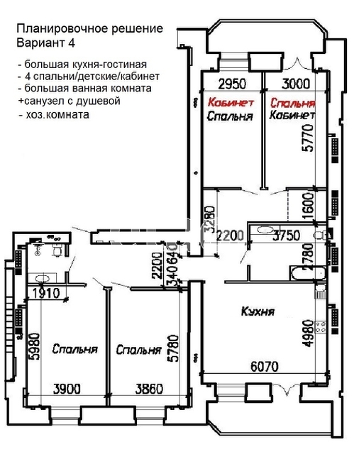 Продажа 4-комнатной квартиры, Екатеринбург, Белинского,  86