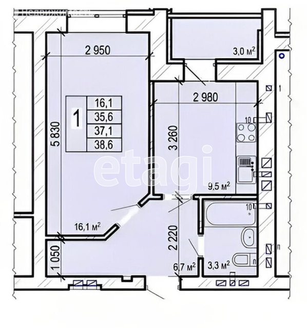 Продажа 1-комнатной квартиры, Саратов, Саратовская область,  Энгельс