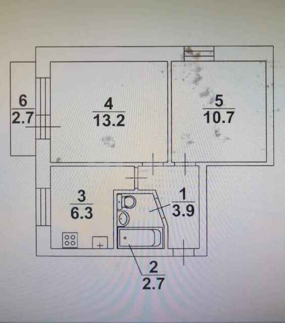 Продажа 2-комнатной квартиры, Саратов, Саратовская область,  Энгельс