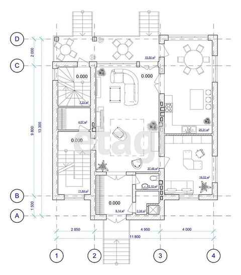 Продажа дома, 2012м <sup>2</sup>, 3 сот., Саратов, Саратовская область,  Саратов