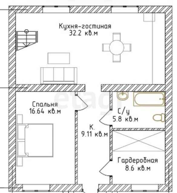 Продажа дома, 154м <sup>2</sup>, 7 сот., Саратов, Саратовская область,  