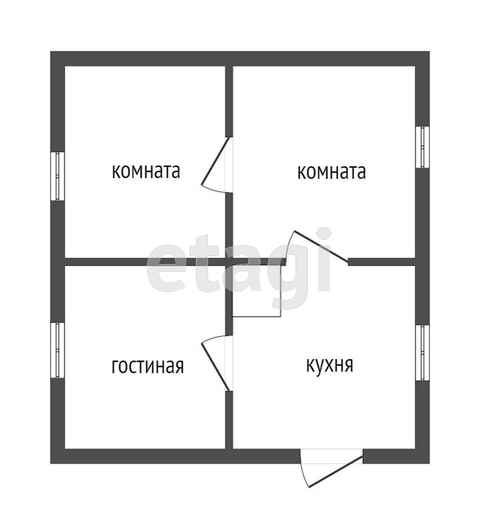 Продажа дома, 48м <sup>2</sup>, 6 сот., Красноярск, Полярная