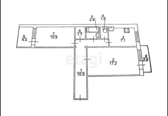 Продажа 2-комнатной квартиры, Саратов, Саратовская область,  Саратов