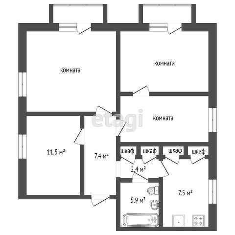 Продажа комнаты, 12м <sup>2</sup>, Саратов, Саратовская область,  Саратов