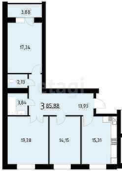 Продажа 3-комнатной квартиры, Саратов, Саратовская область,  Энгельс