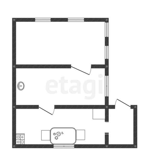 Продажа дома, 49м <sup>2</sup>, 1 сот., Саратов, Саратовская область,  Заводской