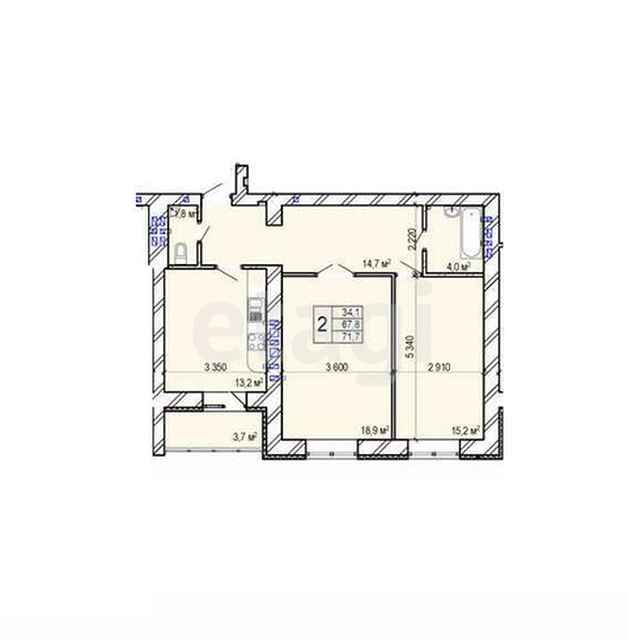 Продажа 2-комнатной квартиры, Саратов, Саратовская область,  Энгельс