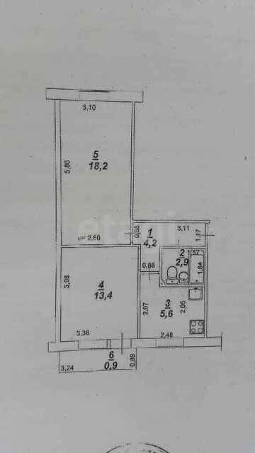 Продажа 2-комнатной квартиры, Саратов, Саратовская область,  Энгельс