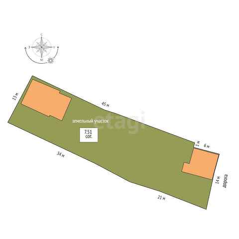 Продажа дома, 77м <sup>2</sup>, 1 сот., Саратов, Саратовская область,  Волжский 