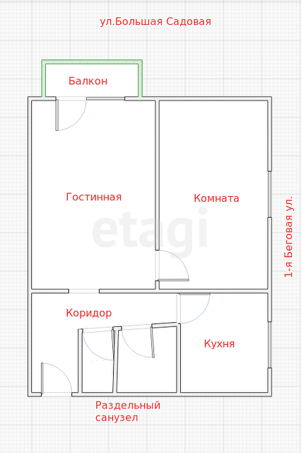 Продажа 2-комнатной квартиры, Саратов, Саратовская область,  Саратов