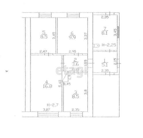 Продажа дома, 53м <sup>2</sup>, 17 сот., Заводоуковск, Емуртла с., Ленинградская