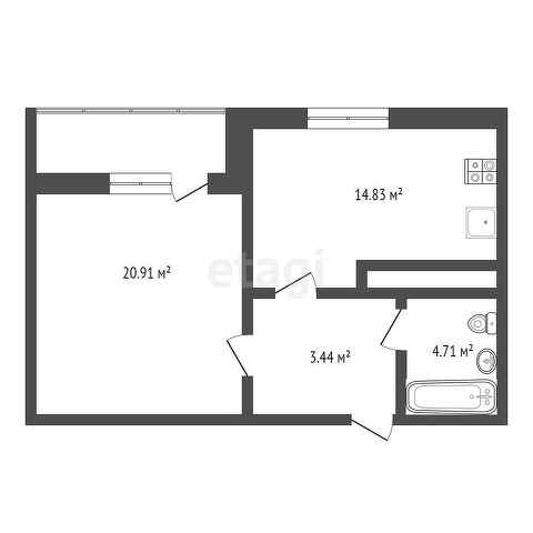 Продажа 1-комнатной квартиры, Саратов, Саратовская область,  Энгельс