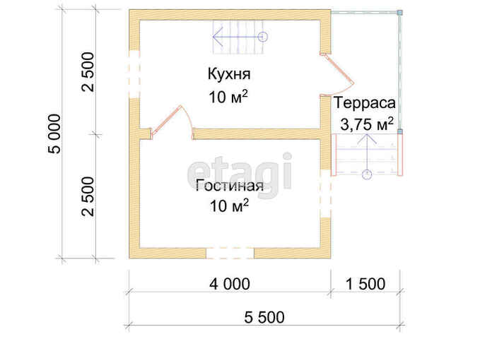 Продажа дачи, 50м <sup>2</sup>, 4 сот., Саратов, Саратовская область,  Энгельс