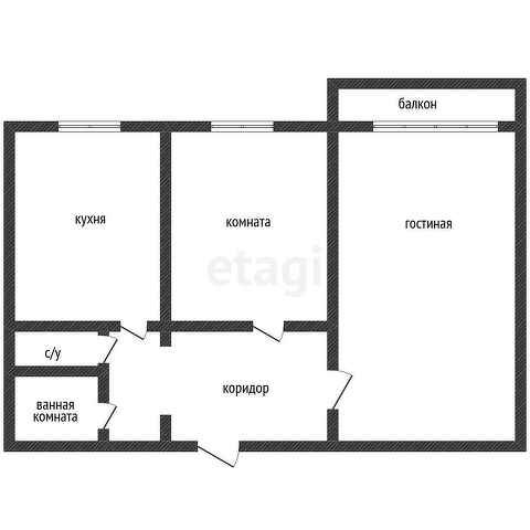 Продажа 2-комнатной квартиры, Саратов, Саратовская область,  Энгельс