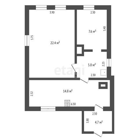 Продажа дома, 58м <sup>2</sup>, 6 сот., Саратов, Саратовская область,  Заводской