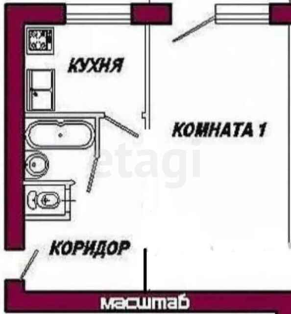 Продажа 1-комнатной квартиры, Саратов, Саратовская область,  Энгельс