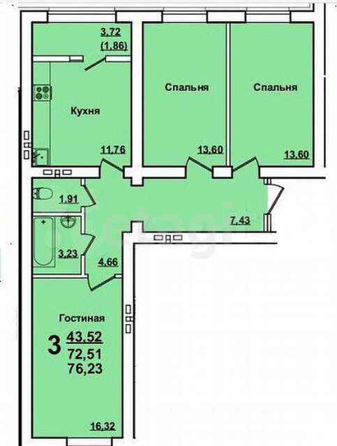 Продажа 3-комнатной квартиры, Саратов, Саратовская область,  Саратов