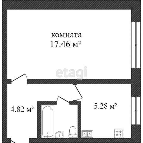 Продажа 1-комнатной квартиры, Заводоуковск, Черняховского,  29