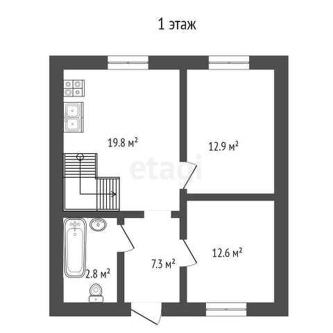 Продажа дома, 100м <sup>2</sup>, 4 сот., Саратов, Саратовская область,  