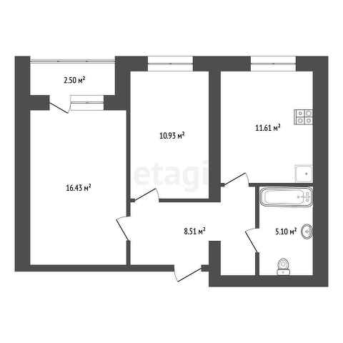 Продажа 2-комнатной квартиры, Саратов, Саратовская область,  Энгельс