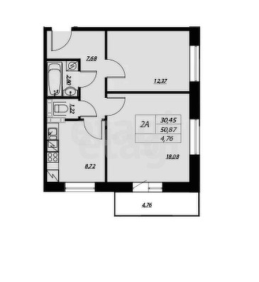 Продажа 2-комнатной квартиры, Саратов, Саратовская область,  Энгельс
