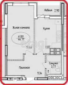 Продажа 1-комнатной квартиры, Саратов, Саратовская область,  Энгельс