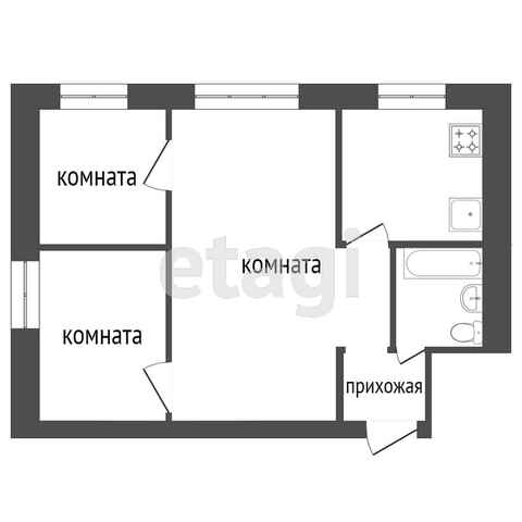 Продажа дома, 102м <sup>2</sup>, 4 сот., Красноярск, Полярная 6-ая