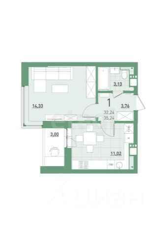 Продажа 1-комнатной квартиры, Саратов, Саратовская область,  Саратов