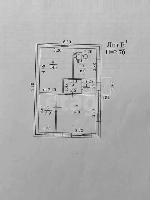 Продажа дома, 44м <sup>2</sup>, 2 сот., Саратов, Саратовская область,  Кировский
