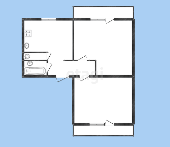Продажа 2-комнатной квартиры, Саратов, Саратовская область,  Энгельс
