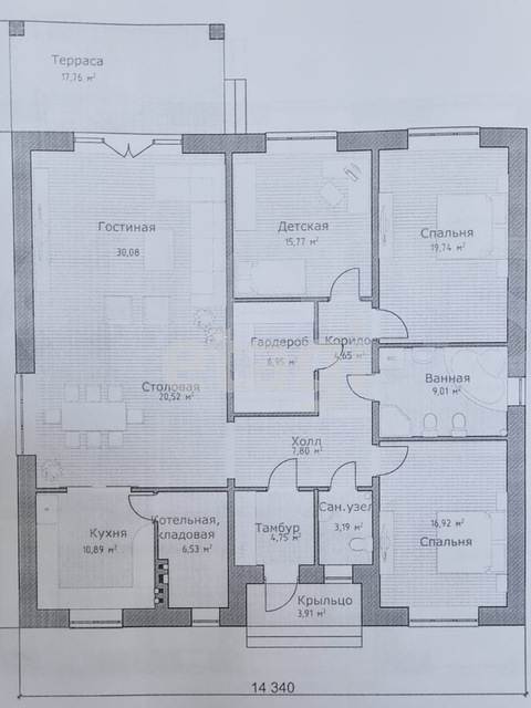 Продажа дома, 160м <sup>2</sup>, 1 сот., Саратов, Саратовская область,  Саратовский район